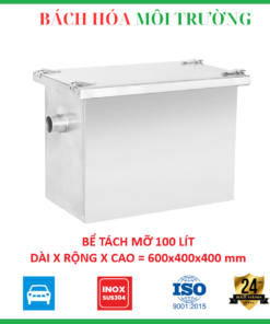 Bể tách mỡ 100 lít dân dụng – Bách Hóa Môi Trường
