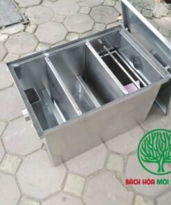 bể tách mỡ quán bún chả
