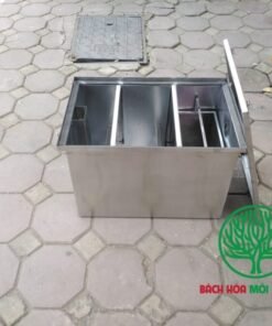 bể tách mỡ cho quán cơm sườn