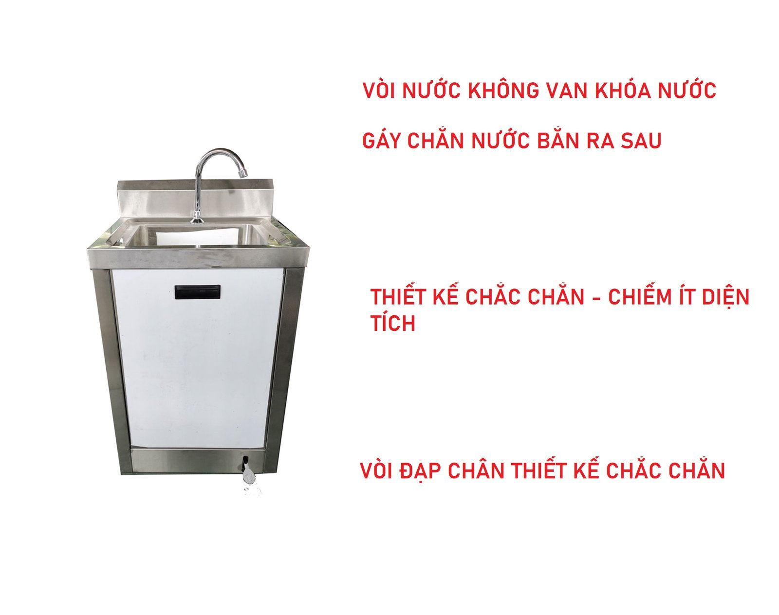 chậu rửa tay đạp chân dùng để sát khuẩn