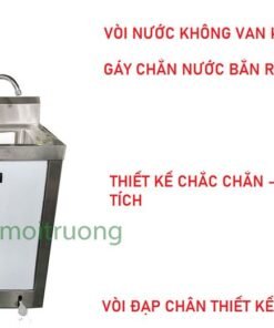 Thiết kế ưu việt của chậu rửa tay tiệt trùng 1 vòi