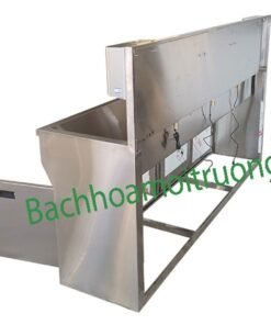 Hình ảnh chậu rửa tay tiệt trùng 3 vòi với chất liệu inox 304