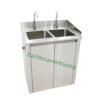Chậu rửa tay tiệt trùng 2 vòi chuẩn Y Tế hiện đại