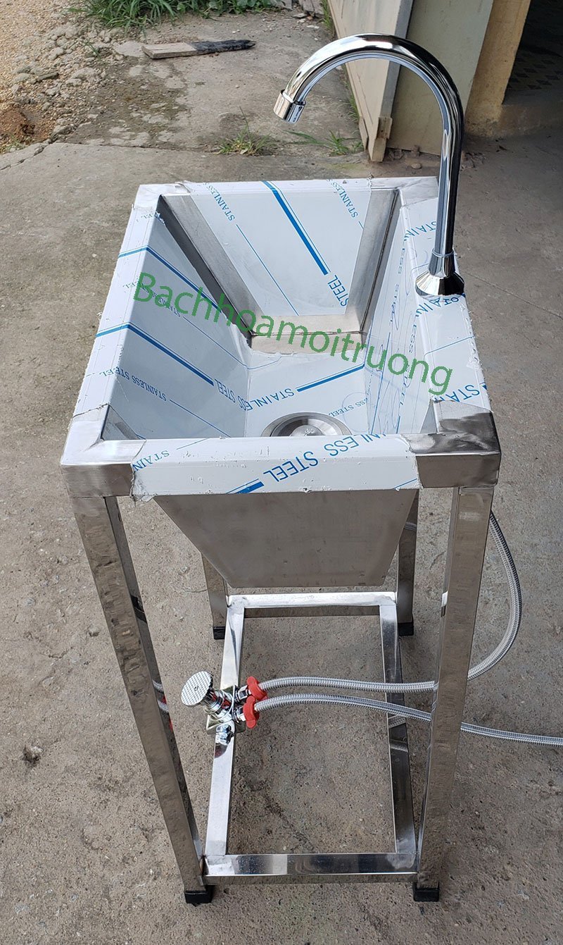 Chậu rửa tay kháng khuẩn cảm ứng tự động
