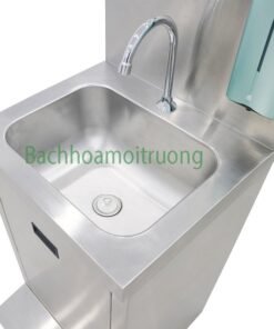 Chậu rửa y tế 1 hố chậu có xà phòng tự động dùng được ngay cả khi mất điện