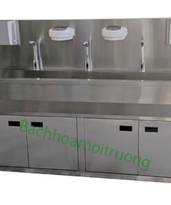 Hình ảnh sản phẩm thực tế chuẩn bị lắp chậu rửa 3 vòi