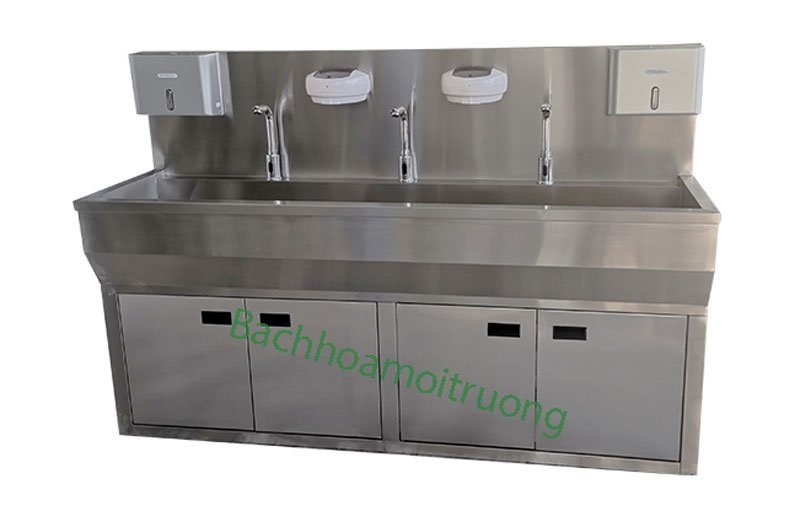 Hình ảnh sản phẩm thực tế chuẩn bị lắp chậu rửa 3 vòi