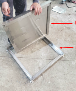 Nắp bể nước inox được gia công theo yêu cầu khách hàng