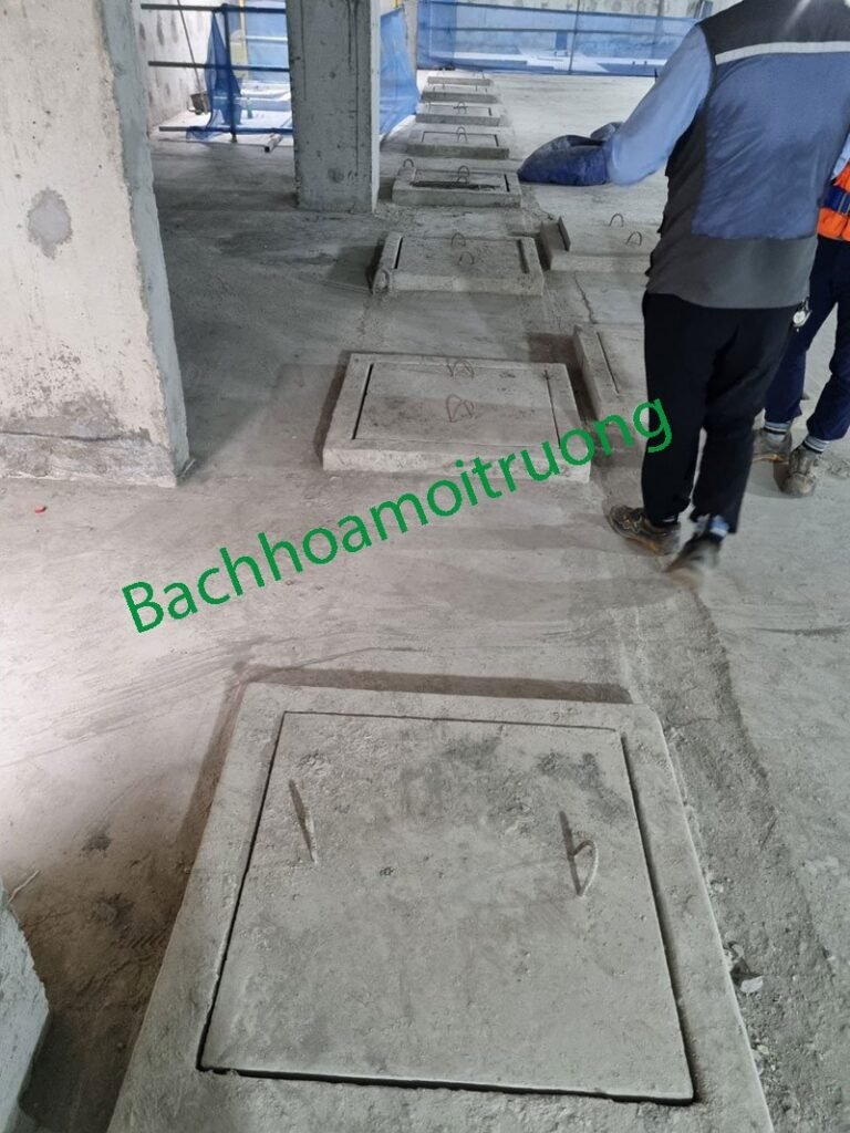 Nắp bể ngầm chống nước, chống mùa xe tải chịu lực lớn