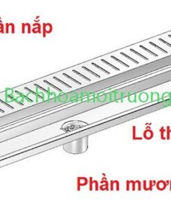 3 bộ phận chính của rãnh thoát nước b400