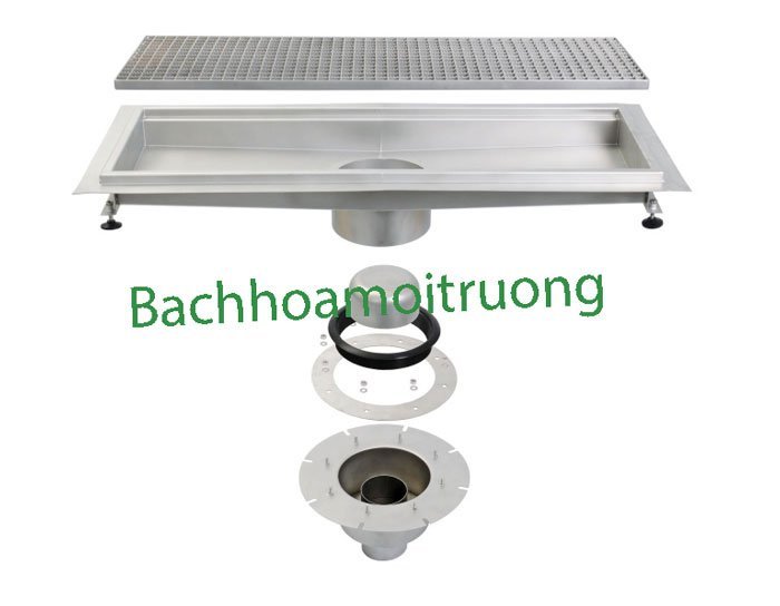 Các bộ phận chính và phụ kiện đi kèm của rãnh thoát nước tại Bách Hóa Môi Trường