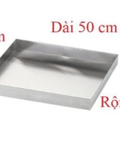 Thông số kích thước các cạnh của khay inox 35x50 tại Bách Hóa Môi Trường