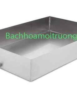 Khay inox chữ nhật 80x60 được trang bị thêm ống thoát nước