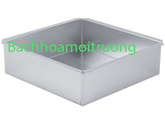 Khay inox vuông 60x60 được Bách Hóa Môi Trường gia công cẩn thận đảm bảo an toàn cho người dùng