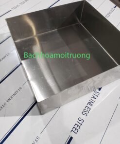Mỗi cạnh khay inox vuông 40x40 dài 40 cm