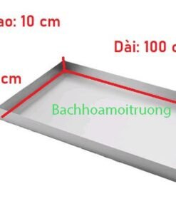 Thông số kích thước của một mẫu khay inox chữ nhật