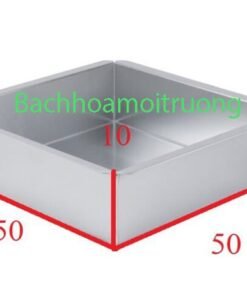 Khay inox vuông 500×500 mm – Bách Hóa Môi Trường