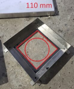 Nắp chờ hút bể phốt 200x200 mm thiết kế cứng cáp, dày dặn, có khả năng chịu tải cao