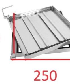 Kích thước các cạnh của nắp chờ hút bể phốt 250x250 mm