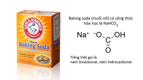 Baking Soda là chất có khả năng làm mềm nước cứng tốt 