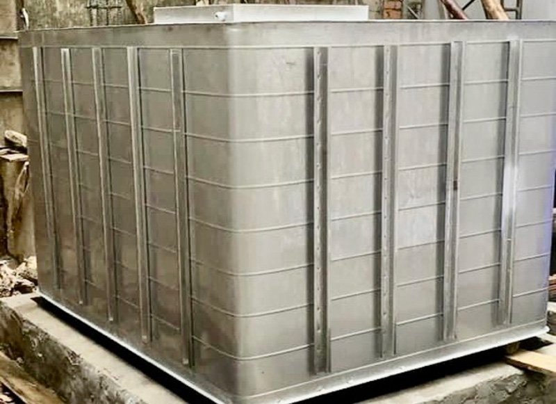 Nguyên lý hoạt động bể chứa nước thải inox tòa nhà