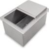 Thùng đá inox không chân thiết kế hiện đại bảo quản mát tốt