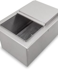 Thùng đá inox không chân thiết kế hiện đại bảo quản mát tốt
