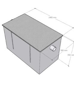 Bể tách mỡ 1000l công nghiệp giá tốt