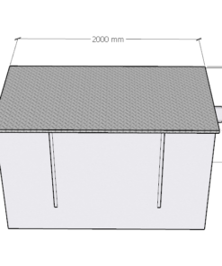 Bể tách mỡ 2000l thải khoảng 7500 – 15000/l mỗi ngày
