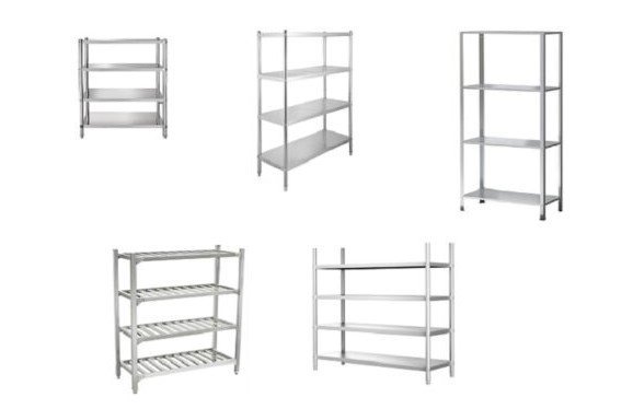 Theo tiêu chí số tầng, kệ inox có nhiều loại khác nhau