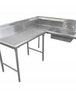 Ưu điểm nổi bật của bàn bếp chữ L là tối ưu không gian phòng bếp 