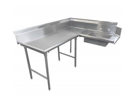 Ưu điểm nổi bật của bàn bếp chữ L là tối ưu không gian phòng bếp
