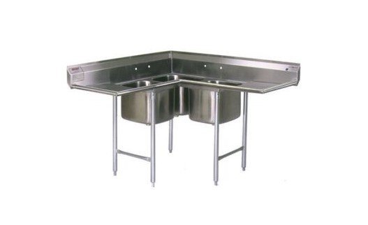 Bàn bếp inox chữ L với đa dạng thiết kế, kích thước giúp công việc nhà bếp được nhanh chóng, vệ sinh hơn