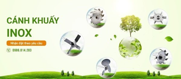 Bách Hóa Môi Trường cung cấp nhiều cánh khuấy inox để khách hàng lựa chọn phù hợp với nhu cầu sản xuất